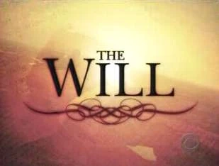 The Will — original title artwork on a gold and burgundy background